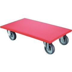 Transportroller D.100mm 330kg L600mm B350mm thermoplastischer Gum.BS ROLLEN