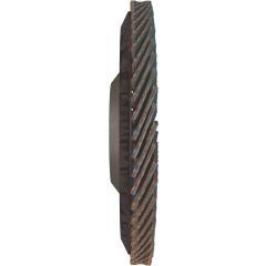 Premium-Fächerscheibe 2in1 D.125mm K.40 fl.INOX/Stahl ZK TECWERK | 10 Stück