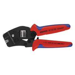 Crimpzange Gesamt-L.190mm 0,08-10,0 (AWG 28-7) mm² brün.Mehrkomp.-Hüllen KNIPEX