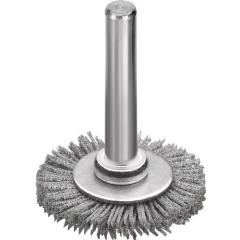 Rundbürste D.30mm Schaft 6mm SiC Schleifborsten K.120 6mm 20000min-¹ LESSMANN