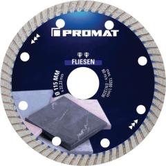 Diamanttrennscheibe FLIESEN PRO T D.115mm Bohr.22,23mm Seg.-H.7mm Seg.-S.1,6mm