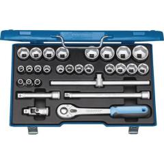 Steckschlüsselsatz 19 VMU-10 28-tlg.1/2 Zoll SW 10-36mm Z.48 6KT GEDORE