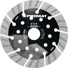 Diamanttrennscheibe BETON PRO D.125mm Bohr.22,23mm Seg.-H.15mm Seg.-S.2,4mm