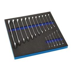 Werkzeugmodul 18-tlg.2/3-Modul Schlüsswelweiten 6-24mm TECWERK