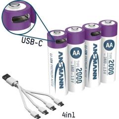 Akkuzelle 1,5V 1800 mAh ANSMANN