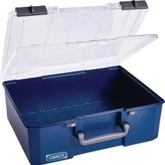 Sortimentskasten CarryLite B413xT330xH148mm transp.blau RAACO | 2 Stück