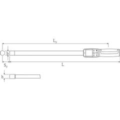 Drehwinkel-/Drehmomentschlüssel 714/6 6-60 Nm 9x12mm STAHLWILLE
