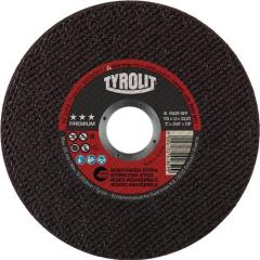 Trennscheibe Premium D125x1mm ger.INOX Bohr.22,23mm TYROLIT | 25 Stück