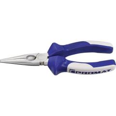 Flachrundzange L.160mm flach-rund ger.Mehrkomp.-Hüllen TECWERK