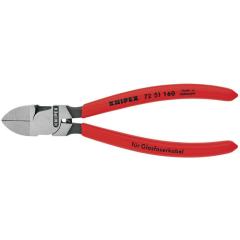 Seitenschneider f.Lichtwellenleiter L.160mm m.Ku.-Überzug KNIPEX