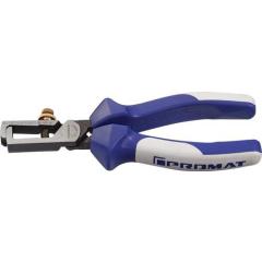 Abisolierzange L.160mm pol.Mehrkomp.-Hülle m.Öffnungsf.TECWERK