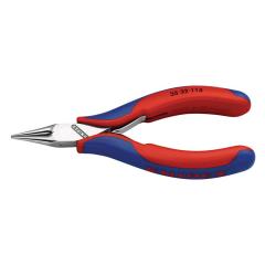 Elektronik-Greifzange Gesamt-L.115mm rundspitze Backen Form 3 Mehrkomp.-Hüllen