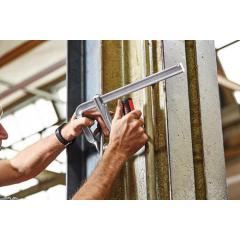 Ganzstahlschraubzwinge GZ-KG Spann-W.250mm A.120mm 2-K-Klappgriff BESSEY