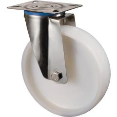 Lenkrolle D.100mm Trgf.130kg Ku.Platte L95xB80mm BS ROLLEN