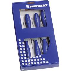 Schraubendrehersatz 6-tlg.TORX® Mehrkomponentengriffe Rundkl.TECWERK