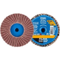 Fächerschleifscheibe COMBIDISC-Mini-POLIFAN D.50mm K.80 19100min-¹ PFERD | 10 Stück