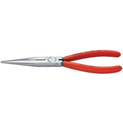 Flachrundzange L.200mm pol.ger.Ku.-Überzug KNIPEX