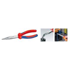 Flachrundzange L.200mm pol.ger.Comfort-Griff KNIPEX