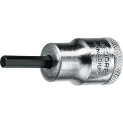 Steckschlüsseleinsatz IN 30 3/8 Zoll Innen-6-kant SW 5mm L.47mm GEDORE
