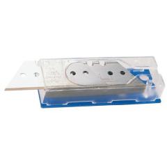 Trapezklinge L52xB18,7xS0,65mm m.Lochung 50 St./Spender TECWERK