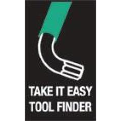 Winkelschraubendrehersatz 950/9 9-tlg.Ku.-Halter SW 1,5-10mm kurz Kugelk.WERA