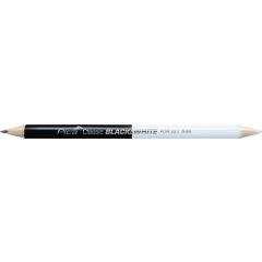 Markierstift Classic FOR ALL Black&White L.24cm 2B beids.gespitzt PICA | 50 Stück