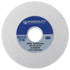 Schleifbockscheibe Ø175xB25x51mm 80 Form A AlOxid TECWERK