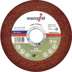 Trennscheibe D125x1,0mm ger.Winkelschleifer Bohr.22,23mm 25er Box MARCRIST | 25 Stück