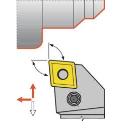 Klemmdrehhalter PCLNL2525M12 li.vern.Außen TECWERK