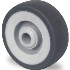 Ersatzrad D.50mm Trgf.50kg TPE grau Achs-D.6mm Nabenl.22mm TECWERK