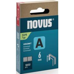 Feindrahtklammer A Typ 53 Klammer-B.11,3mm 6mm 0,75mm 1800 St.NOVUS