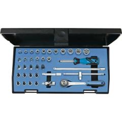 Steckschlüsselsatz 20 ITU-3 36-tlg.1/4 Zoll SW 4-14mm Z.72 6KT GEDORE