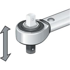 Drehmomentschlüssel 1/2 Zoll 40-200 Nm Skalenteilung 1 Nm TECWERK