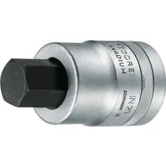 Steckschlüsseleinsatz IN 21 1 Zoll Innen-6-kant SW 22mm L.90mm GEDORE