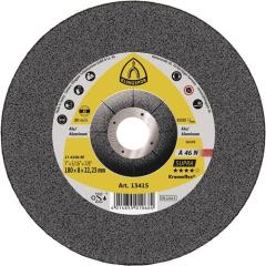 Schruppscheibe A 46 N Supra D125xS6mm gekr.Alu.Bohr.22,23mm KLINGSPOR | 10 Stück