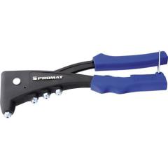 Handblindnietsetzgerät L.255mm Arbeitsber.2,4-5mm m.Öffnungsf.TECWERK