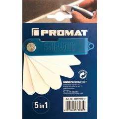 Silikonspachtel 5 in 1 f.sämtliche Silikonfugen Ku.1 St.auf Karte