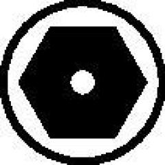 Steckschlüsseleinsatz 54 IC 1/2 Zoll Innen-6-kant,m.Zapfen SW 10mm