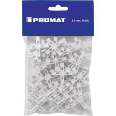 Fliesenkreuz 6mm 50 St./Btl.PROMAT | 10 Stück