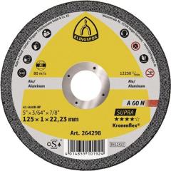 Trennscheibe A 60N Supra D115x1mm ger.Alu.Bohr.22,23mm KLINGSPOR | 25 Stück
