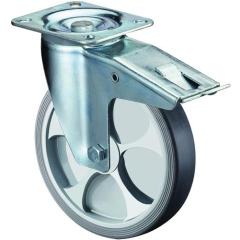 Lenkrolle m.Festst.D.160mm Trgf.200kg m.Festst.Ku.135x110mm BS ROLLEN