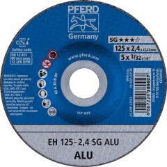 Trennscheibe SG ALU D125x2,4mm gekr.Alu.Bohr.22,23mm PFERD | 25 Stück