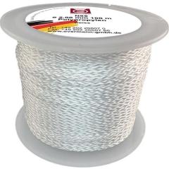 Maurerschnur L.100m D.2mm 65kg PP weiß | 6 Stück