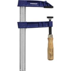 Temperguss-Schraubzwinge Spann-W.400mm A.175mm Holzgr.35x9mm TECWERK