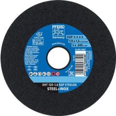 Trennscheibe SGP STEELOX D125x1,6mm ger.INOX Bohr.22,23mm PFERD | 25 Stück