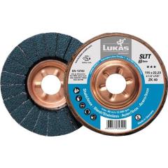 Fächerscheibe SLTT ZK D.115mm K.40 fl.STA ZK LUKAS | 10 Stück