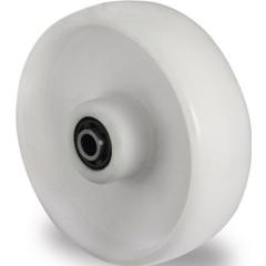 Ersatzrad D.80mm Trgf.130kg PA weiß Achs-D.12mm Nabenl.40mm TECWERK