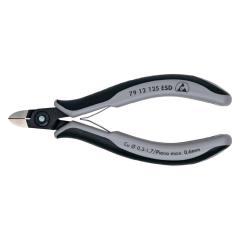 Präzisions-Elektronik-Seitenschneider L.125mm Facette ja,sehr kl.pol.