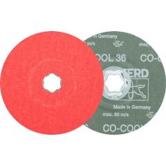Fiberscheibe COMBICLICK CO-COOL D.125mm K.36 INOX/Alu.Keramikkorn PFERD | 25 Stück
