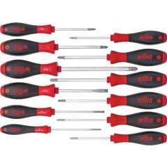 Schraubendrehersatz 302 H12 12-tlg.Schlitz/PH/PZD/TX Mehrkomponentengriffen